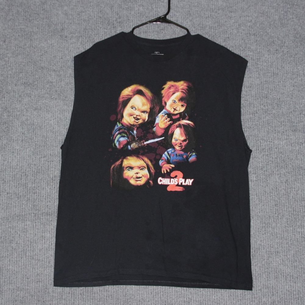 Ripple Junction Chucky‎ Childs Play 2 Sleeveless Graphic T Shirt Mens XL